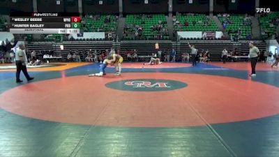 1A-4A 157 Semifinal - Hunter Bagley, Piedmont vs Wesley Beebe, White Plains