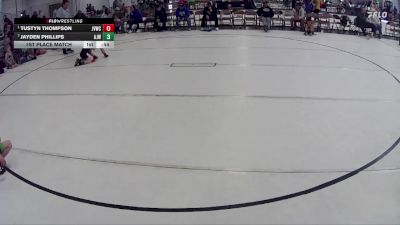 20 lbs 1st Place Match - Tustyn Thompson, Jr. Viking Wrestling Club vs Jayden Phillips, Ashland-Greenwood Jr Wrestling