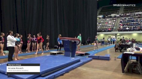 Aryana Kovach - Women's Group, Altius Gymnastics Academy - 2021 Women's Xcel Region 4 Championships