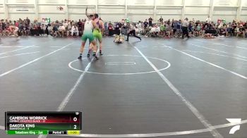 138 lbs Round 1 (8 Team) - Dakota King, Barnesville vs Cameron Worrick, Combat Athletics Black