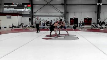184 lbs 5th Place - Roman Martinez, Wesleyan vs Zach Borzio, Williams