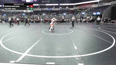 122.8-133.8 lbs Consi Of 16 #2 - Morgan Mietchen, Wellsville Kid Matters vs Delaney Earl, Sunflower Kids