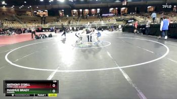 138 lbs Quarterfinal - Anthony O`Dell, Mater Lakes Academy vs Maximus Brady, Mariner