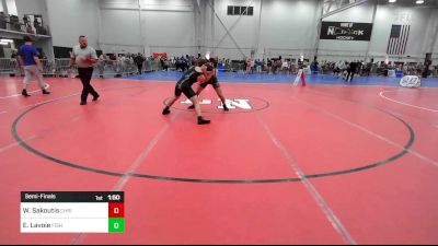 145 lbs Semifinal - Will Sakoutis, Christian Brothers Academy vs Eddie Lavoie, Fisheye