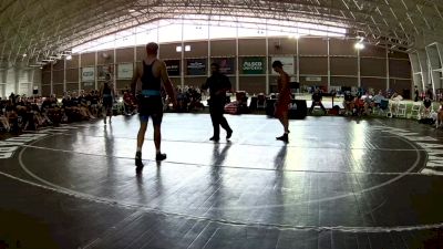 190 lbs Braden Strain, Oklahoma Outlaws Blue vs Caleb Christensen, Iowa Red