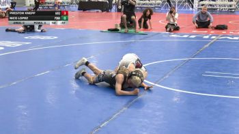 56 lbs Final - Preston Knepp, ARES - EL vs Nico Lopez, POWA - EL