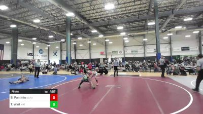 89 lbs Final - Brantley Paminto, Gladiator Wrestling vs Triton Wait, Mat Rats Rebooted