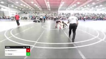 152 lbs Quarterfinal - Braidon Woodward, NY vs Kendrick Hodge, FL