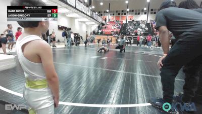 37-40 lbs Rr Rnd 1 - Gabe Dicus, Raw Wrestling Club vs Jaxon Gregory, Tulsa Blue T Panthers