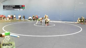 120 lbs Quarterfinal - Skylar Vantrece, Olathe North vs Damian Quick, Free State