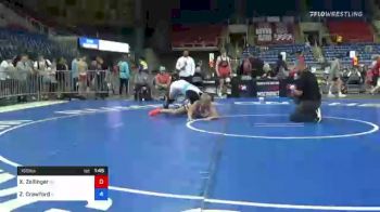 160 lbs Consi Of 32 #1 - Xander Zollinger, Idaho vs Zackary Crawford, Illinois