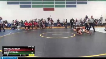 152 lbs Cons. Round 3 - Luis Santamaria, Bonanza vs Mitchell Wheeler, Liberty_AZ