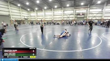 100 lbs Cons. Round 2 - Graycen Nash, Victory Wrestling vs Kirk Nielsen, Box Elder Stingers