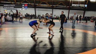 116 kg Quarterfinal - Isabella Phelps, Sidney vs Jocelyn Danbe, Rednose