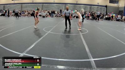 88 lbs Round 3 (4 Team) - Blake Chenault, Riverheads MS Wrestling vs Amarae Phillips, Reaper WC