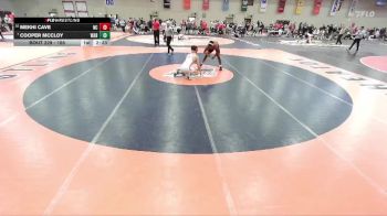 165 lbs Champ. Round 2 - Cooper McCloy, Wabash vs Mekhi Cave, North Central