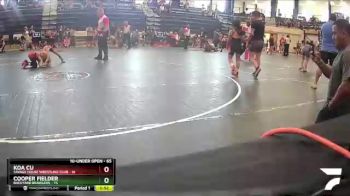 65 lbs Semifinal - Cooper Fielder, Backyard Brawlers vs Koa Cu, Savage House Wrestling Club