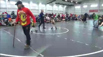 B-45 Mats 1-4 8:00 am lbs Round Of 16 - Madilyn Bauman, OH vs Opie Gainer, WV