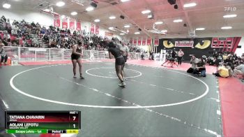 155 lbs 5th Place Match - Aolani Lefotu, Golden Valley vs Tatiana Chavarin, Ayala