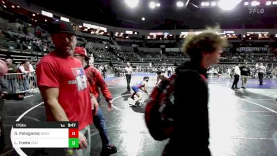 175 lbs Final - Gabriel Palaganas, Washington Twp vs Levi Foote, Stafford