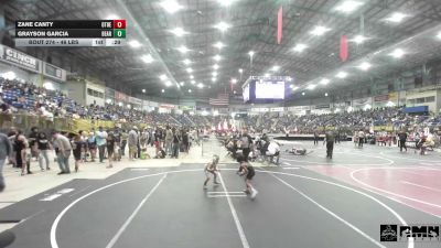 46 lbs Consi Of 8 #1 - Zane Canty, Other Team vs Grayson Garcia, Bear Creek Jr. Wrestling