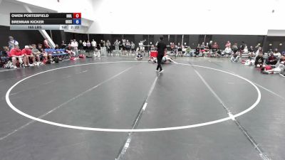165 lbs Owen Porterfield, Team Indiana Blue vs Brennan Kicker, Ohio Scarlet FS