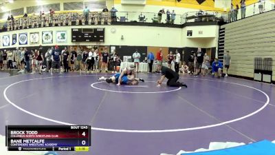 149 lbs 5th Place Match - Brock Todd, Columbus North Wrestling Club vs Bane Metcalfe, Contenders Wrestling Academy