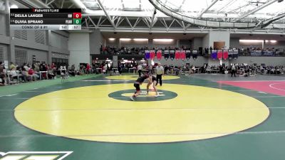 107 lbs Consi Of 8 #1 - Delila Langer, Northwestern vs Olivia Sprano, Plainville