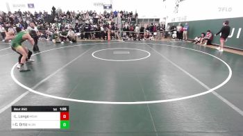 157 lbs Quarterfinal - Luke Longo, Masuk vs Christian Ortiz, New London