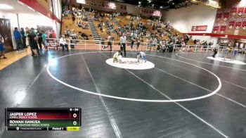 84 lbs 5th Place Match - Rowan Hanusa, Rocky Mountain Middle School vs Jasper Lopez, Lovell Middle School