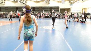80 lbs Rr Rnd 2 - Sydney Breton, NewWhale Pink - Girls vs Ailish Riley I, Bayside Baddies - Girls