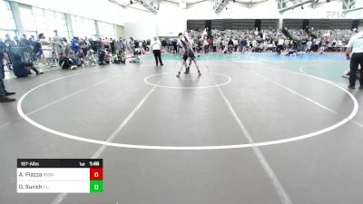 197-A lbs Quarterfinal - Angelo Piazza, RedNose Wrestling School vs Dan Surich, F.L.O.W.