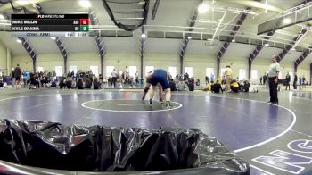 285 lbs Cons. Semi - Kyle Draina, Bloomsburg Unattached vs Mike Millin, Ashland