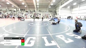 106 lbs Consi Of 64 #1 - Lincoln Greene, SC vs Ryan O'Keefe, VA