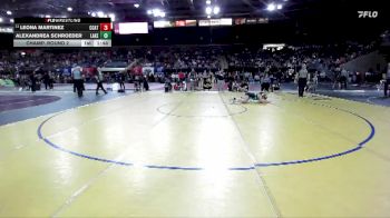 130 lbs Champ. Round 2 - Leona Martinez, Central Catholic vs Alexandrea Schroeder, Lakeland