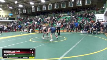 157 lbs Champ. Round 1 - Nick Medow, SOLON vs Esteban Martinez, KETTERING FAIRMONT