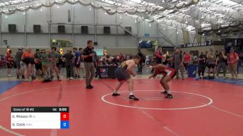 97 kg Consi Of 16 #2 - Donald Moses III, Adrian College vs Sam Cook, IOWA