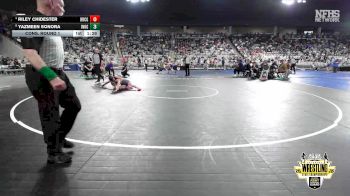 G5A-100 lbs Cons. Round 1 - Yazmeen Sonora, INOLA (Girls) vs Riley Chidester, BRIDGE CREEK (Girls)