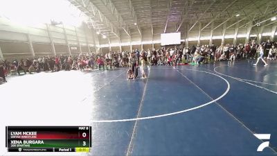 45 lbs Quarterfinal - Xena Burgara, 208 Spartans vs Lyam Mckee, Uintah Wrestling