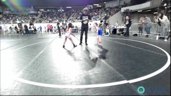 49 lbs Consolation - Cambrie Kelso, Tiger Trained Wrestling vs Amavi Cline, Coweta Tiger Wrestling