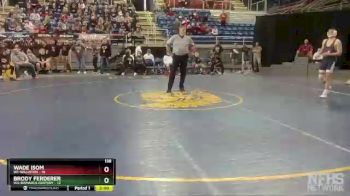 138 lbs Semis & 1st Wb (8 Team) - Drew Scott, W1-Williston vs Kaden DeCoteau, W3-Bismarck Century
