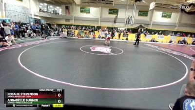 Round 1 - Annabelle Bunner, Stanley Wrestling Club vs Rosalie Stevenson, Sidney Wrestling Club