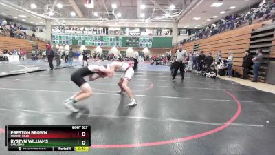 144 lbs Cons. Round 2 - Rystyn Williams, Carlsbad vs Preston Brown, Mission Hills