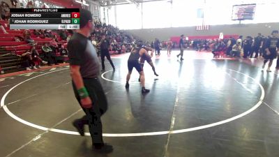 157 lbs Semifinal - Johan Rodriguez, El Paso vs Josiah Romero, El Paso Andress