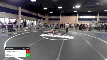 130 lbs Semifinal - Jessie Valenzuela, Rough House WC vs Gabriel Shaw, Outlaw WC