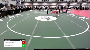 125A lbs Rr Rnd 2 - Stone Farnsworth, Coventry Highschool vs Dalton Weber, Jersey 74/Pope John