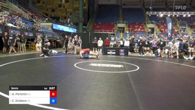 165 lbs Semis - Alessio Perentin, NJ vs Clayton Giddens, OK