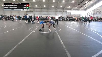 120 lbs Round 4 (8 Team) - Javeon Chambers, Freakztyle Wrestling vs Hassan Crutcher, West Geauga Wolverines