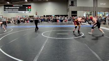 215 lbs Quarterfinal - Jett Shanholtzer, Girard Matside vs Maximus Brown, Plainville Kids