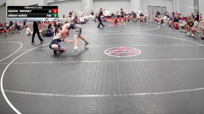 126 lbs Round 3 (6 Team) - Masón Whitney, Mat Assassins vs Urijah Garza, Top Rank Hawks Wrestling